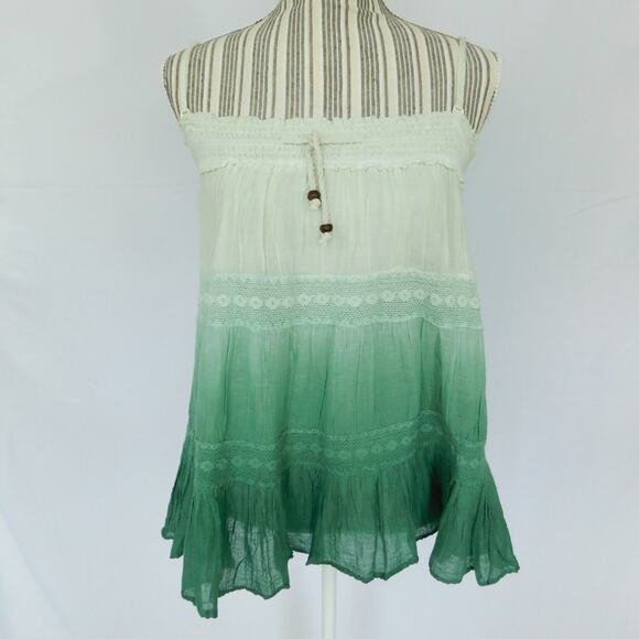 Koton Tops - Koton BOHO Women's Juniors Top Stretch Ombre Size Small